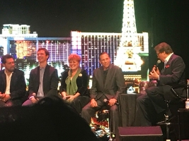 Rebecca on the Dennis Bono Show in Las Vegas