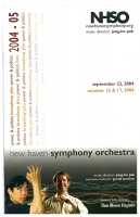 Program Cover for New Haven Symphony Orchestra