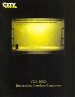 Program Cover for NYCO VOX Concert