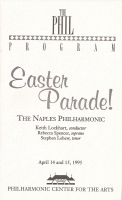 Program Cover for Naples Symphony