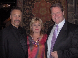 Rebecca with Phil Fortenberry and JT Egan at The Castle, NY