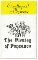 Program for Candlewood Playhouse - The Pirates of Penzance