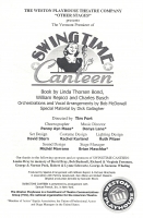 Program for Weston Playhouse - Swingtime Canteen
